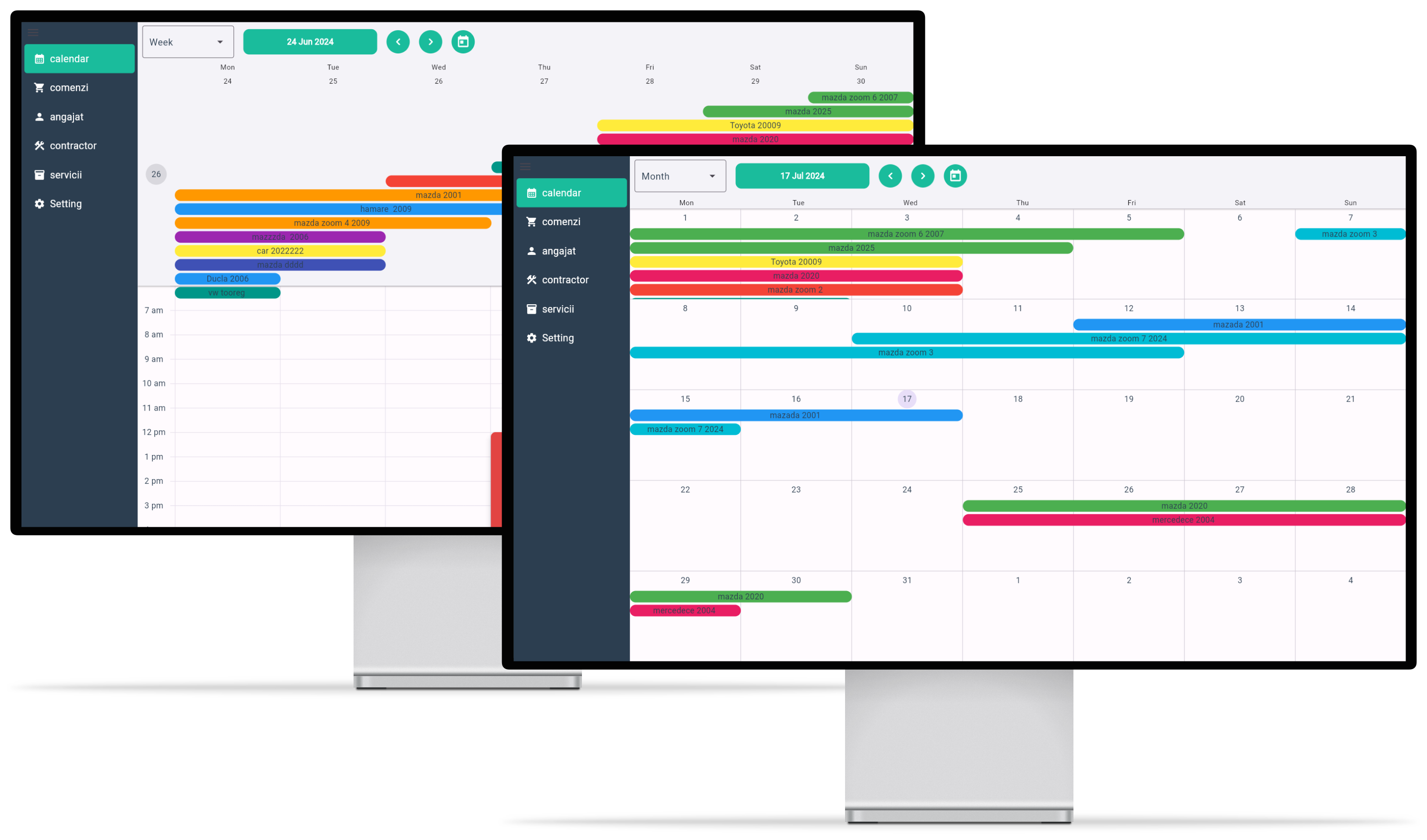  Smart Car Wash Booking System Interface